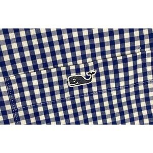 Vineyard Vines Classic it Tucker Button Down Shirt Men's Small Blue Plaid Preppy